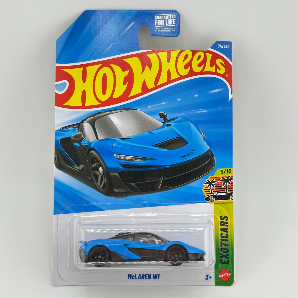 McLaren W1 Blue - 1:64 Hot Wheels