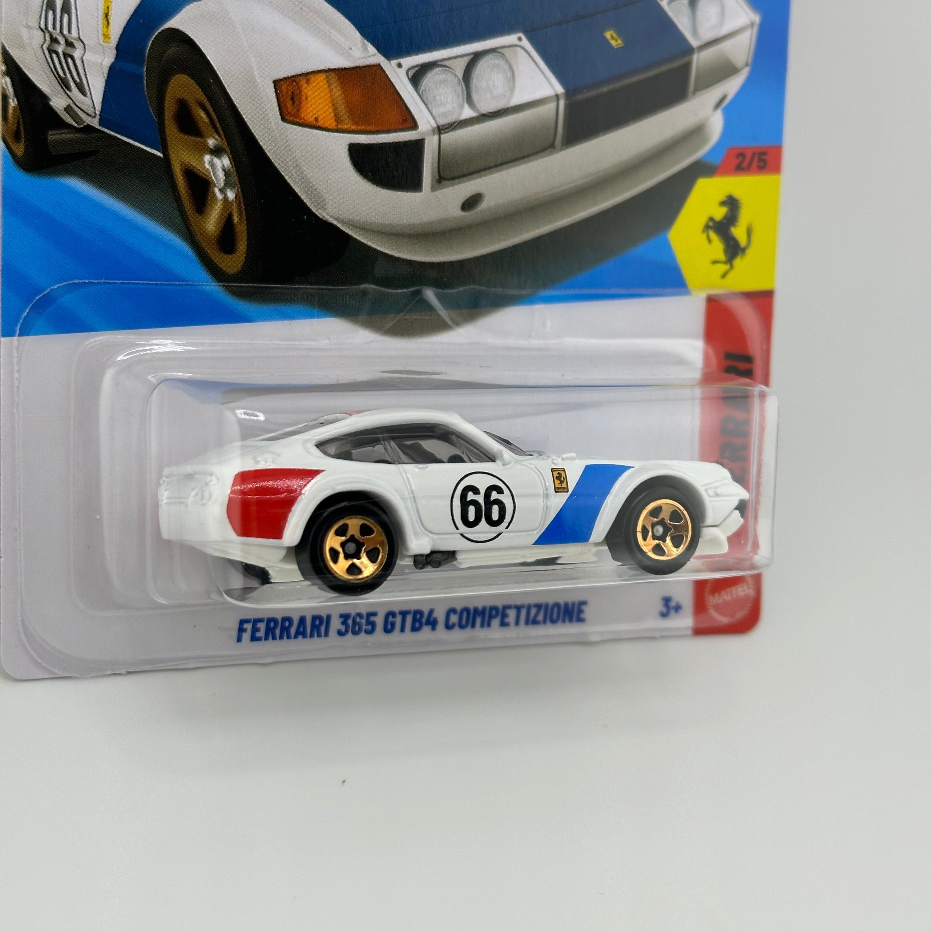 Ferrari 365 GTB4 Competizione White - 1:64 Hot Wheels – Stradale