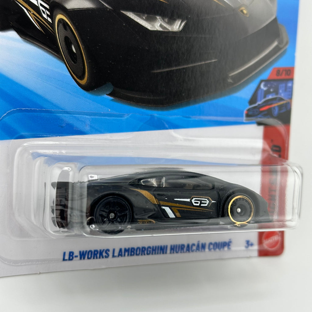 Lb-works Lamborghini Huracan Coupe Black - 1:64 Hot Wheels