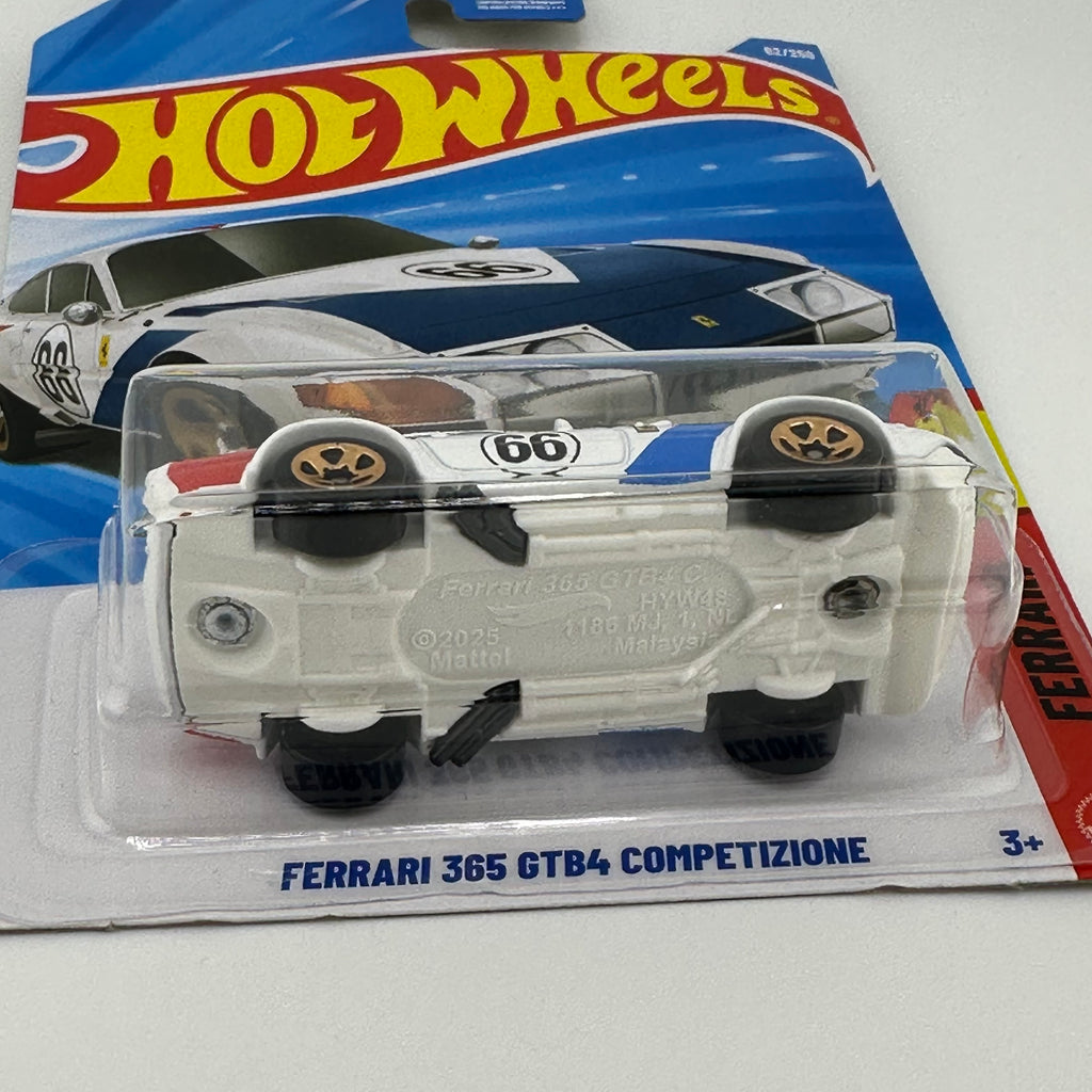 Ferrari 365 GTB4 Competizione White - 1:64 Hot Wheels