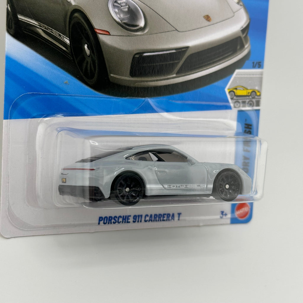 Porsche 911 Carrera T Light Gray - 1:64 Hot Wheels