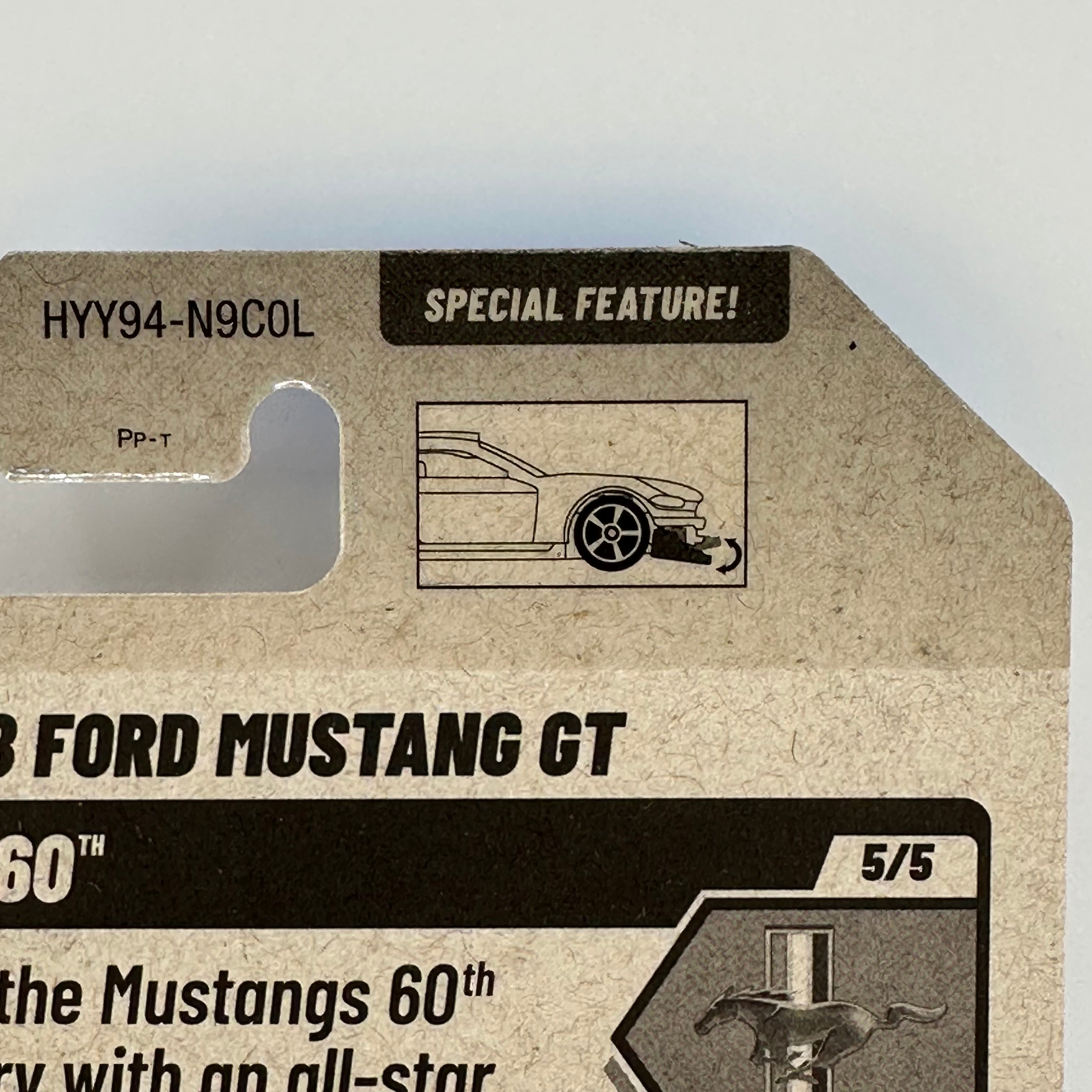 2018 Ford Mustang GT Custom Blue - 1:64 Hot Wheels