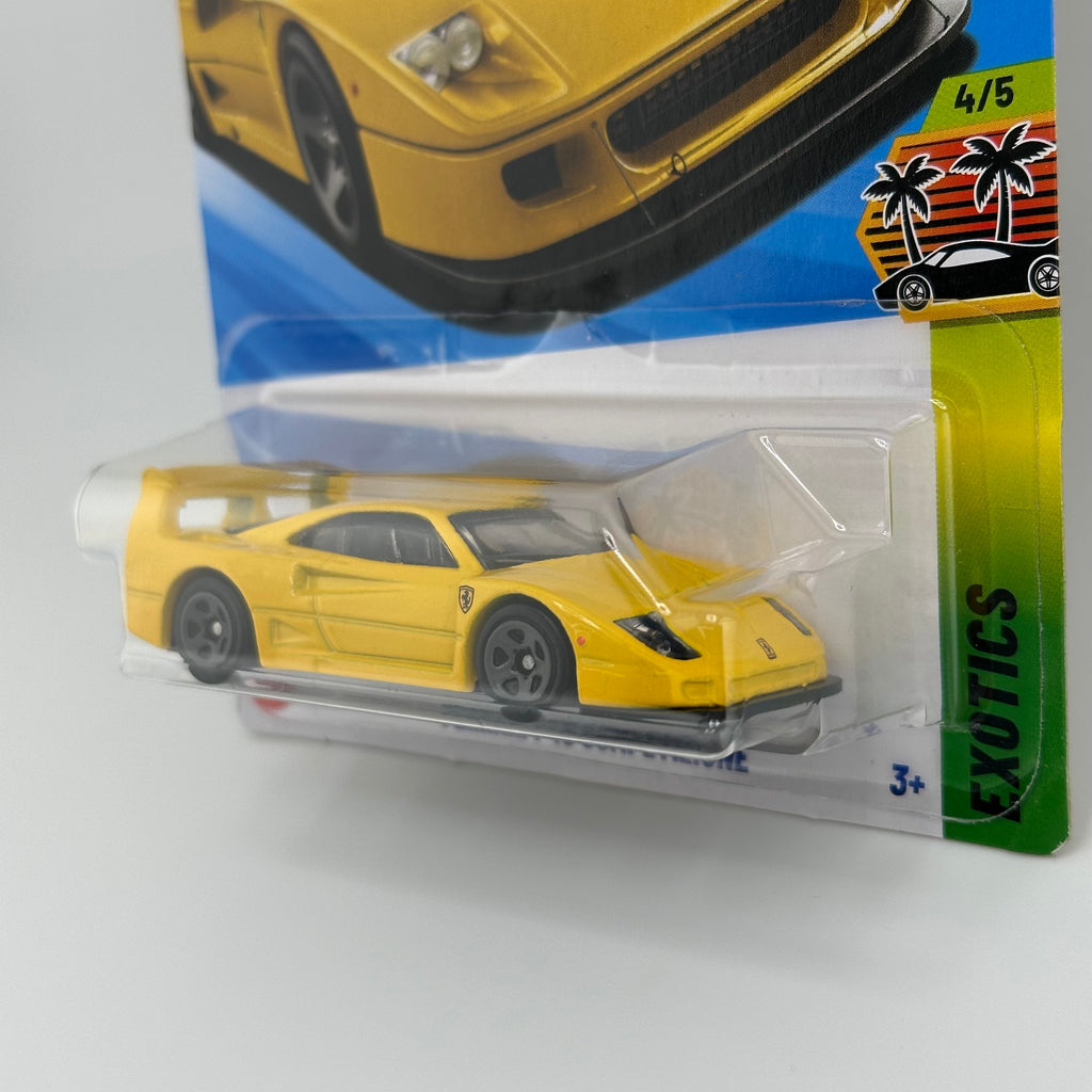 Ferrari F40 Competizione Yellow - 1:64 Hot Wheels
