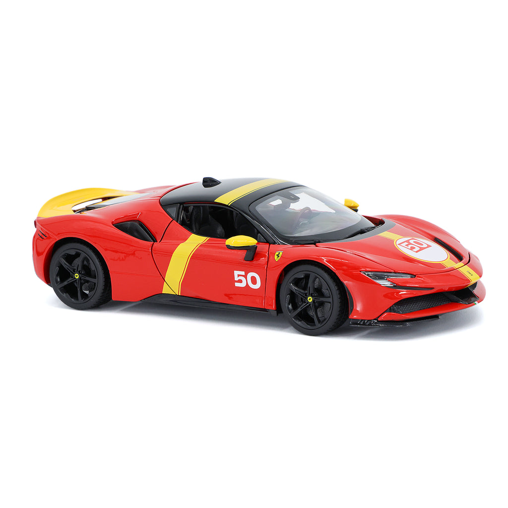 Ferrari SF90 Stradale Assetto Fiorano 1/18 Diecast Model - Red
