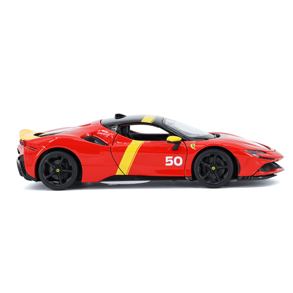 Ferrari SF90 Stradale Assetto Fiorano 1/18 Diecast Model - Red