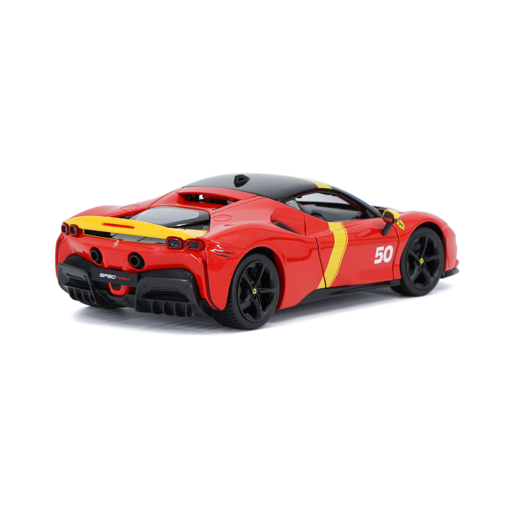 Ferrari SF90 Stradale Assetto Fiorano 1/18 Diecast Model - Red