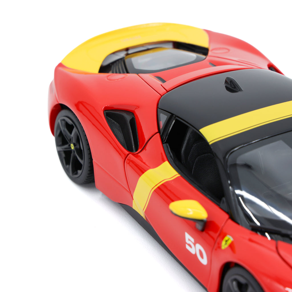 Ferrari SF90 Stradale Assetto Fiorano 1/18 Diecast Model - Red