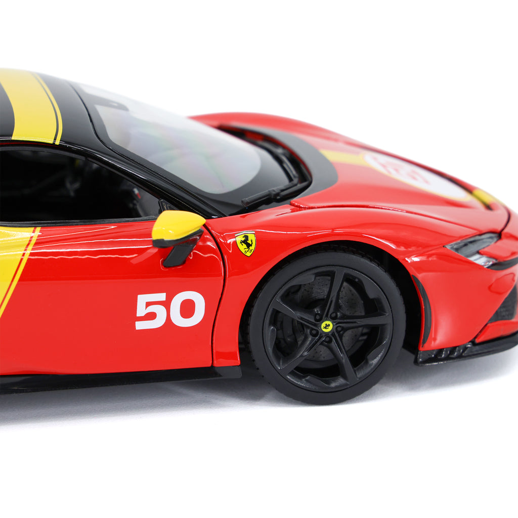 Ferrari SF90 Stradale Assetto Fiorano 1/18 Diecast Model - Red