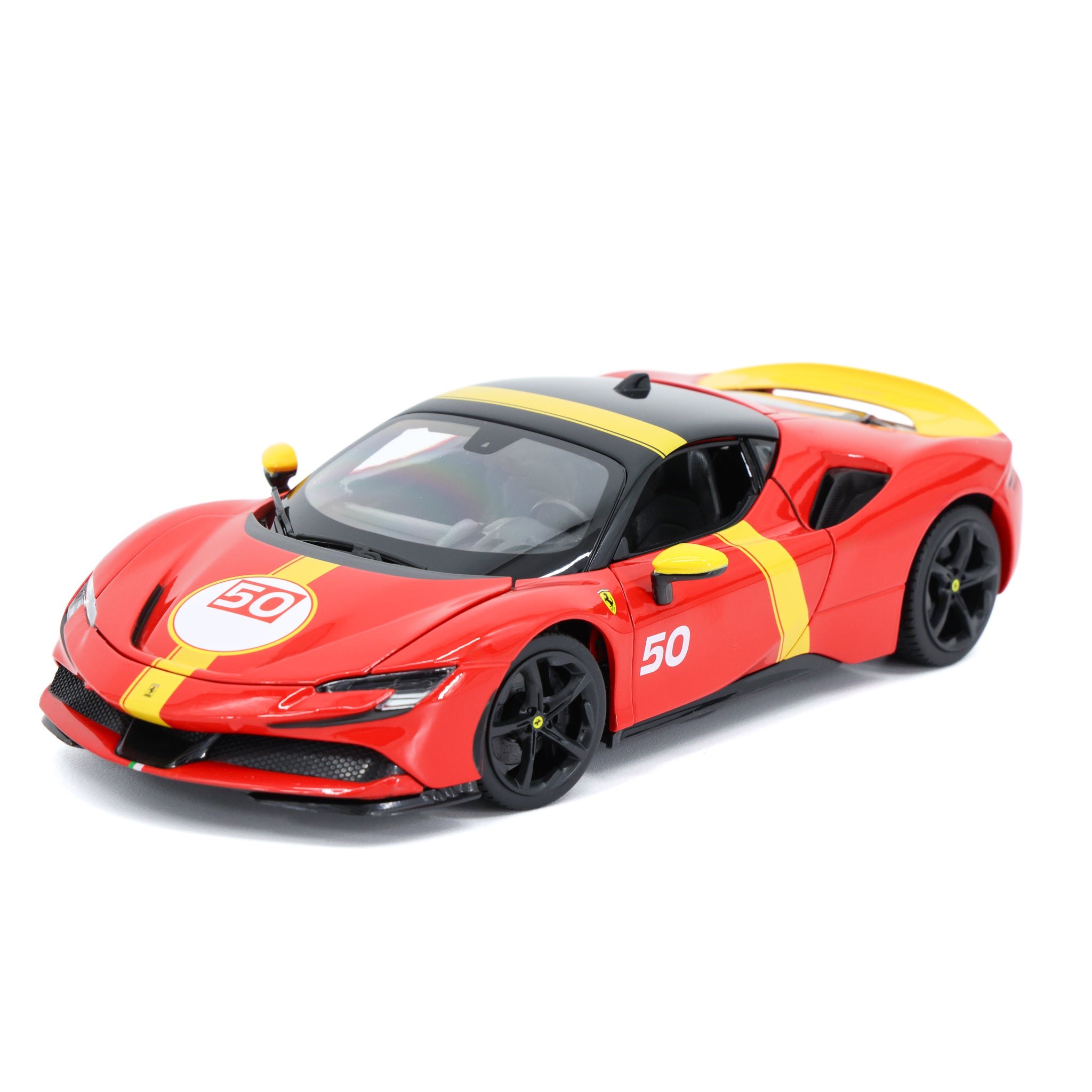 Ferrari SF90 Stradale Assetto Fiorano 1/18 Diecast Model - Red
