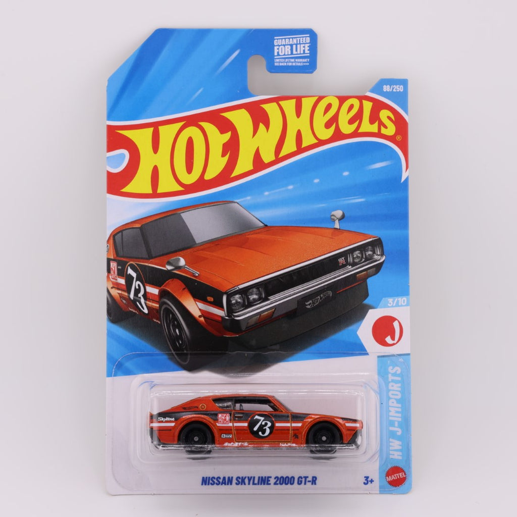 Nissan Skyline 2000 GT-R Orange - 1:64 Hot Wheels