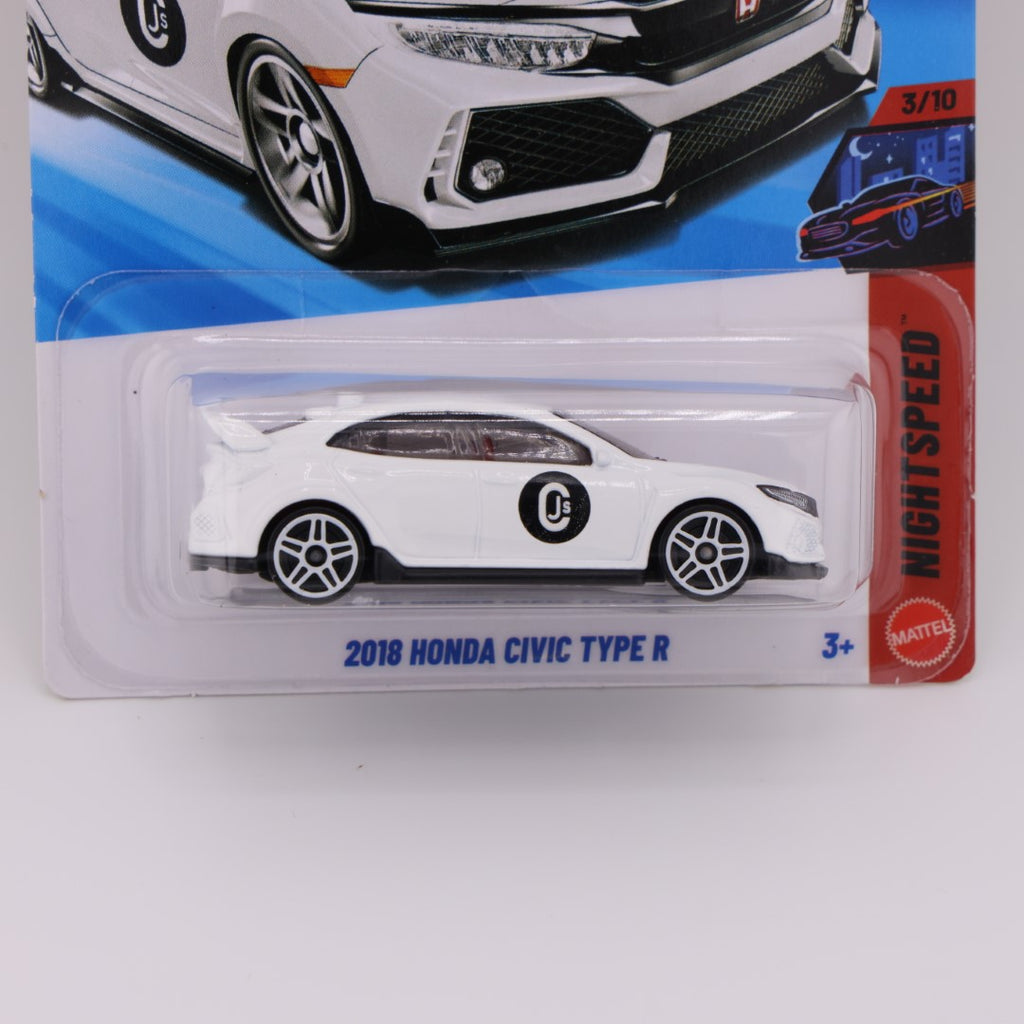 2018 Honda Civic Type R White - 1:64 Hot Wheels