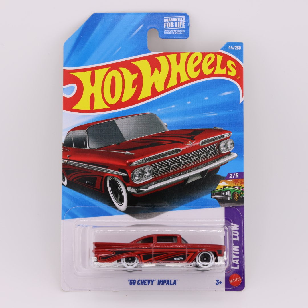 1959 Chevy Impala Red - 1:64 Hot Wheels