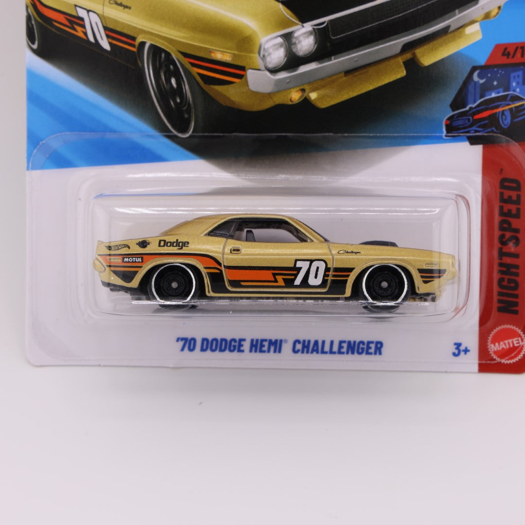 1970 Dodge HEMI Challenger Brown - 1:64 Hot Wheels