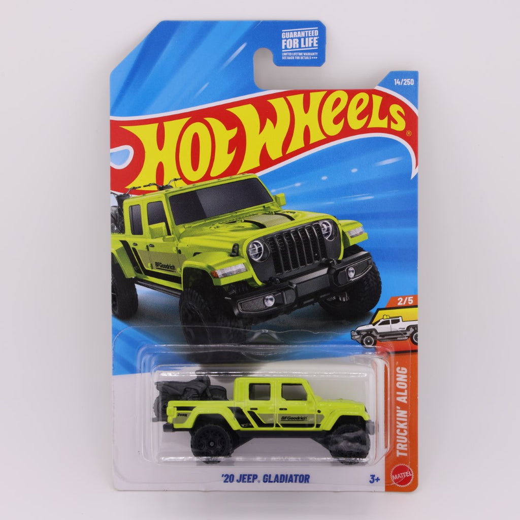 2020 Jeep Gladiator Yellow Green - 1:64 Hot Wheels