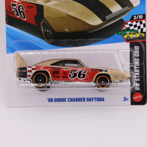 1969 Dodge Charger Daytona Light Brown - 1:64 Hot Wheels