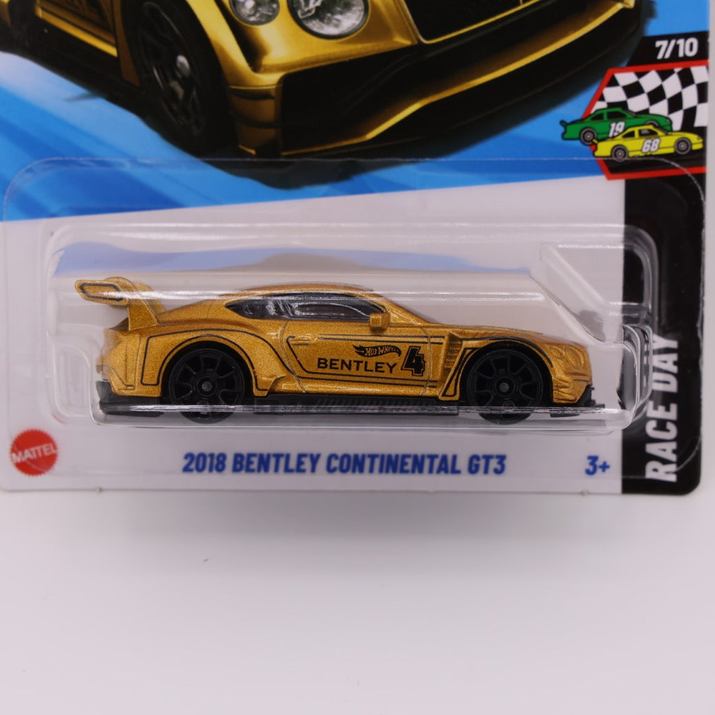 2018 Bentley Continental GT3 Gold - 1:64 Hot Wheels
