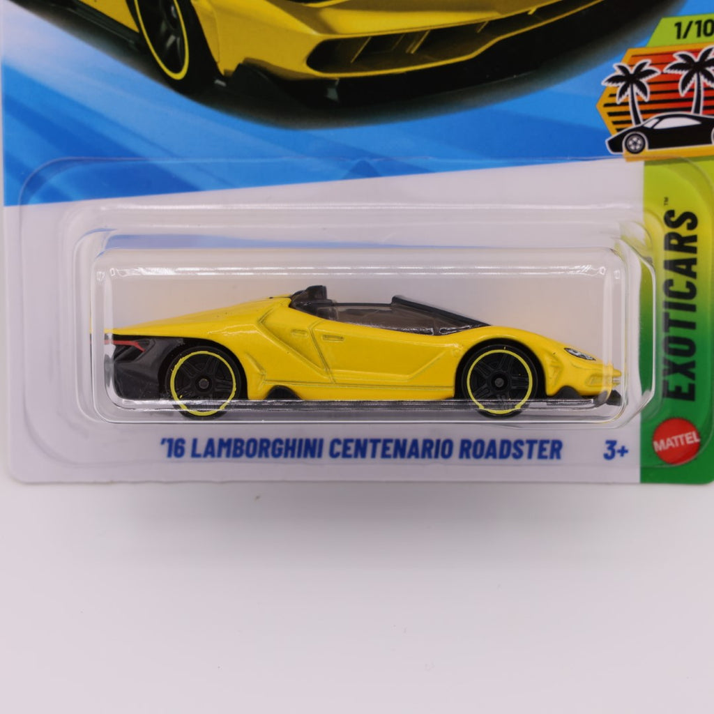 2016 Lamborghini Centenario Roadster Yellow - 1:64 Hot Wheels