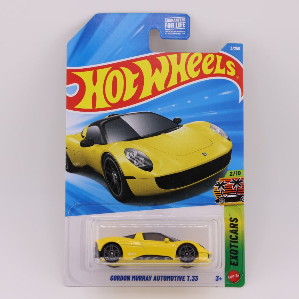Gordon Murray Automotive T.33 Yellow - 1:64 Hot Wheels