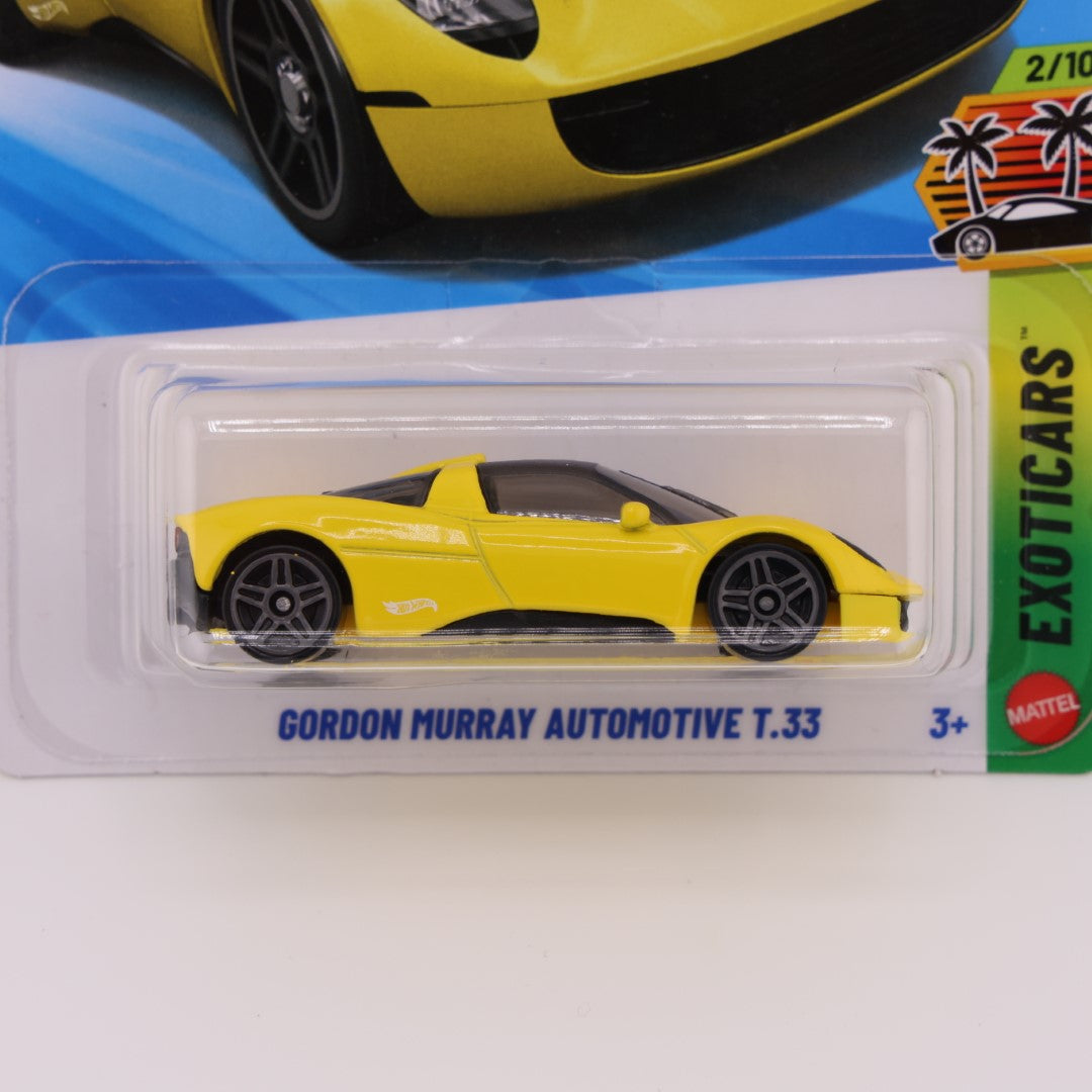 Gordon Murray Automotive T.33 Yellow - 1:64 Hot Wheels