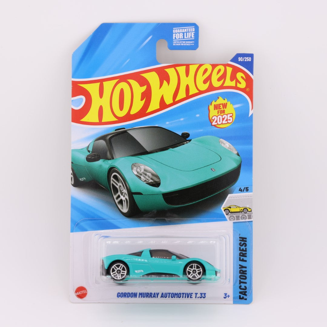 Gordon Murray Automotive T.33 Teal Green - 1:64 Hot Wheels