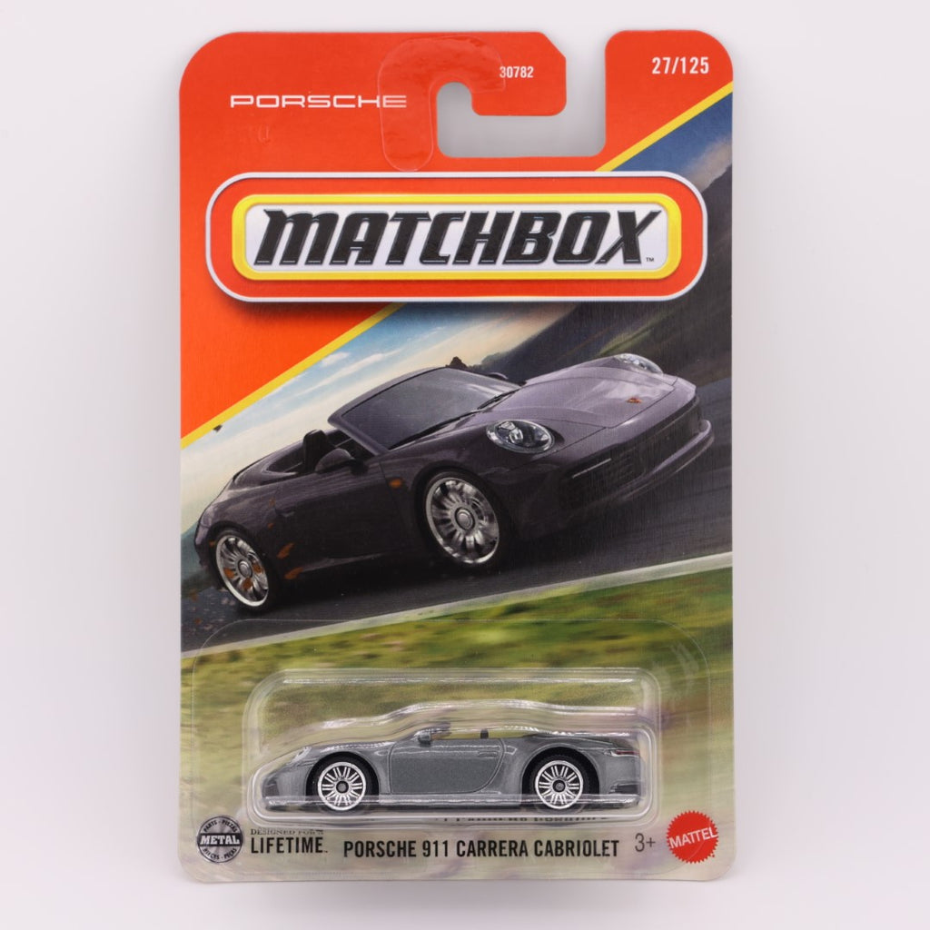 Porsche 911 Carrera Cabriolet Gray - 1:64 Matchbox