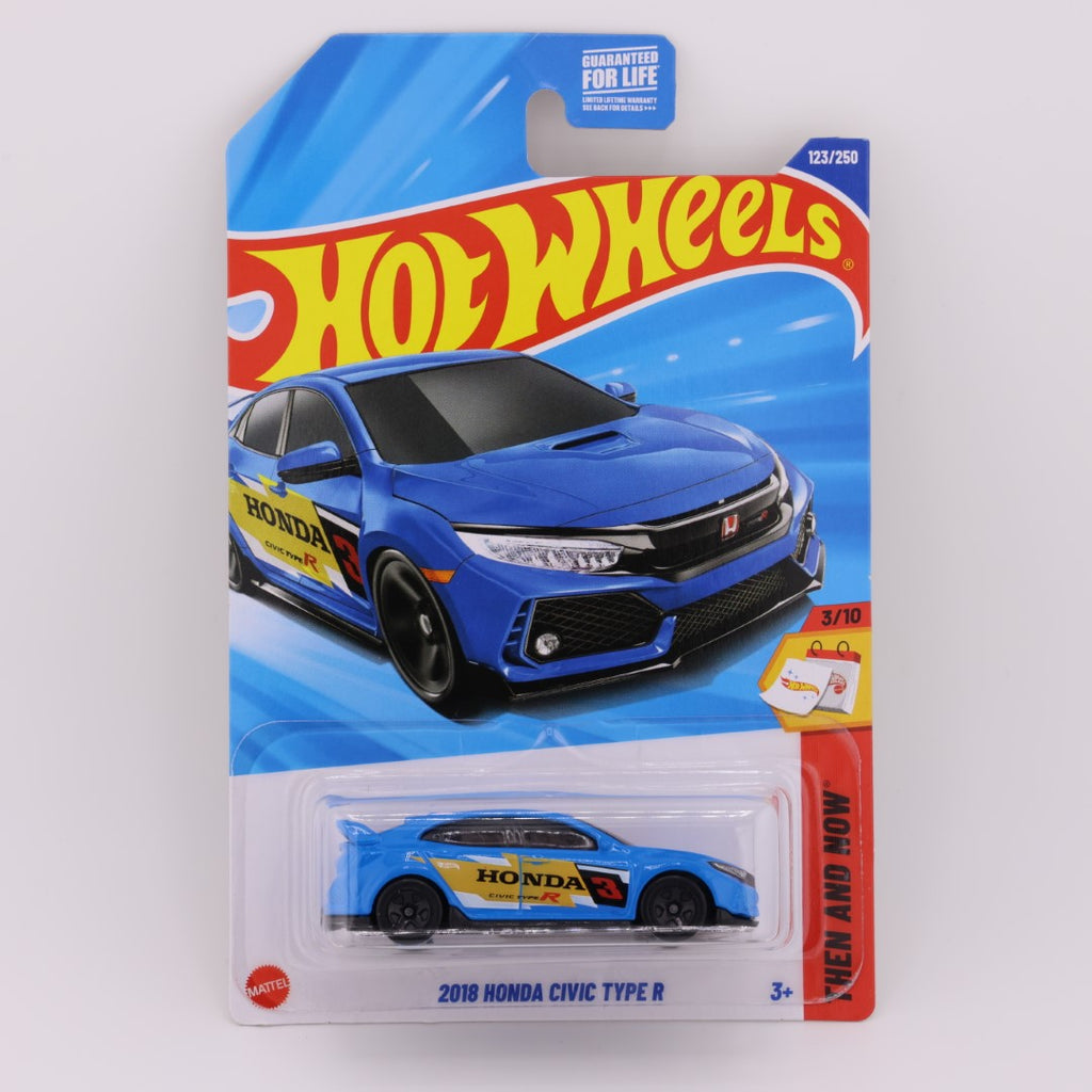 2018 Honda Civic Type R Blue - 1:64 Hot Wheels