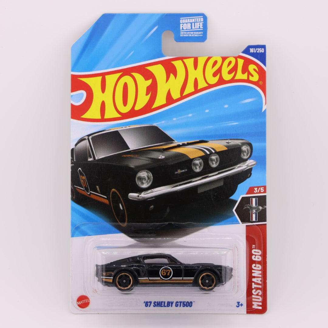 1967 Ford Mustang Shelby GT500 Black - 1:64 Hot Wheels