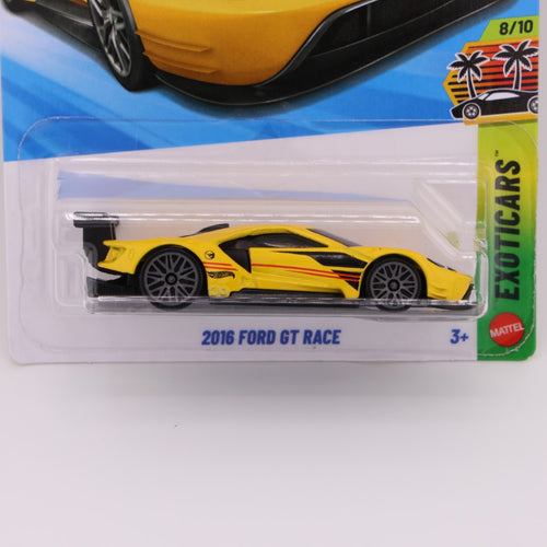 2016 Ford GT RACE Yellow - 1:64 Hot Wheels