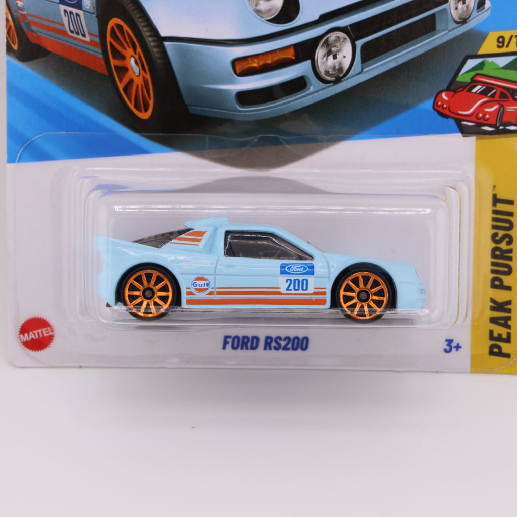 Ford RS200 Light Sky Blue - 1:64 Hot Wheels