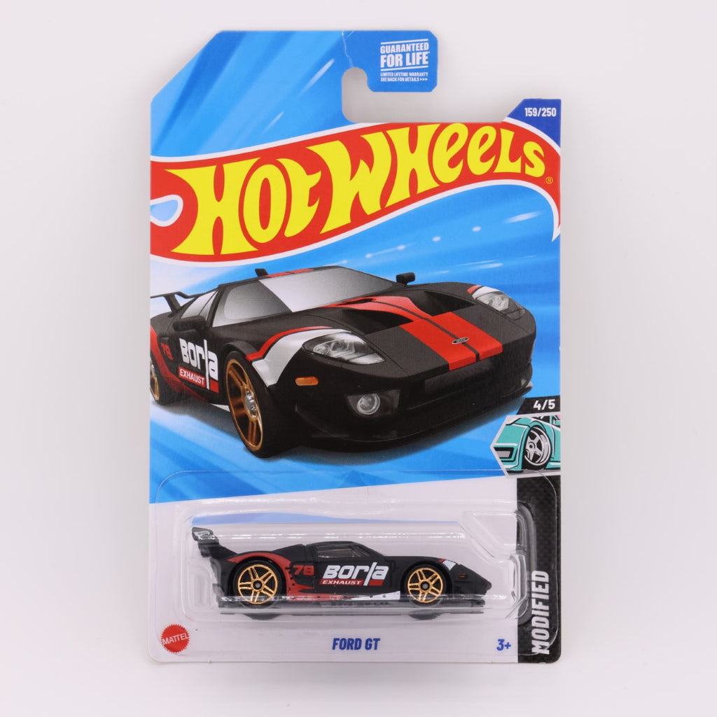 Ford GT Matte Black - 1:64 Hot Wheels