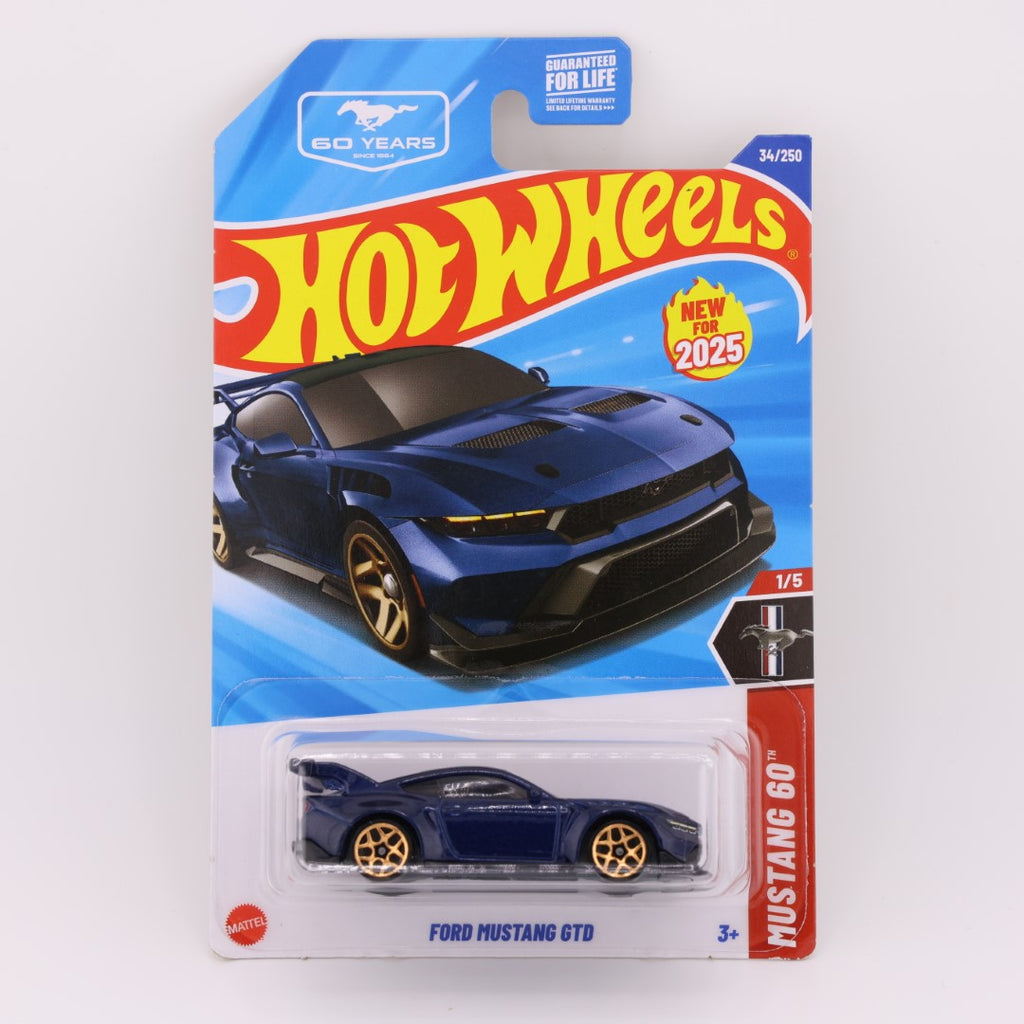 Ford Mustang GTD Night Blue - 1:64 Hot Wheels