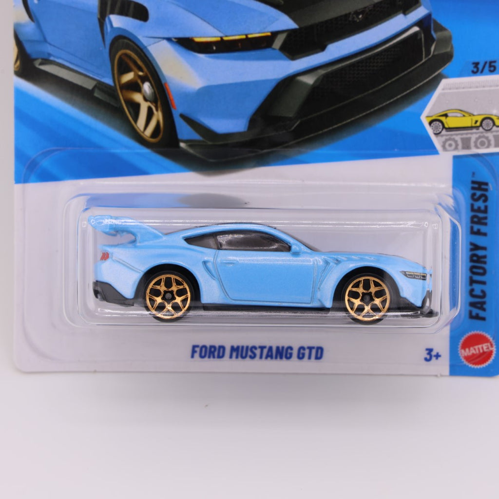 Ford Mustang GTD Light Sky Blue - 1:64 Hot Wheels