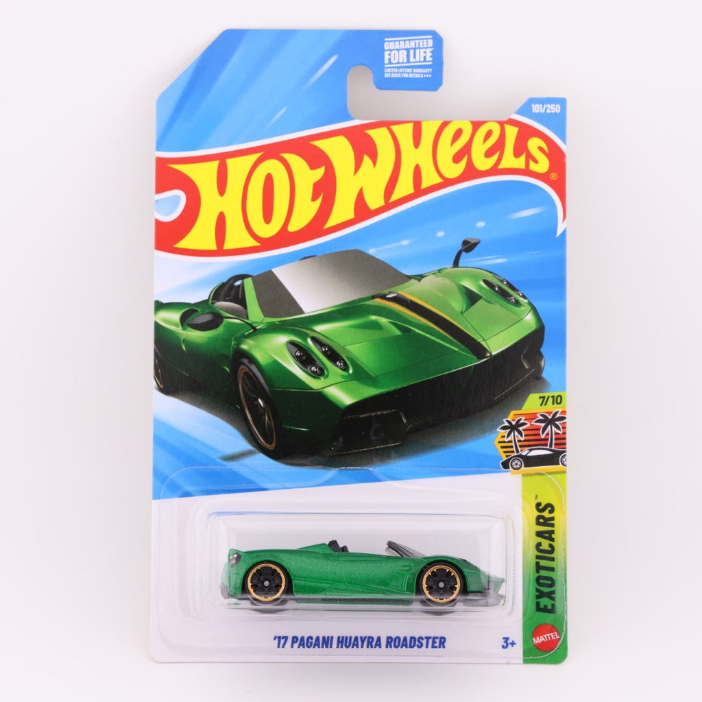 2017 Pagani Huayra Roadster Green - 1:64 Hot Wheels